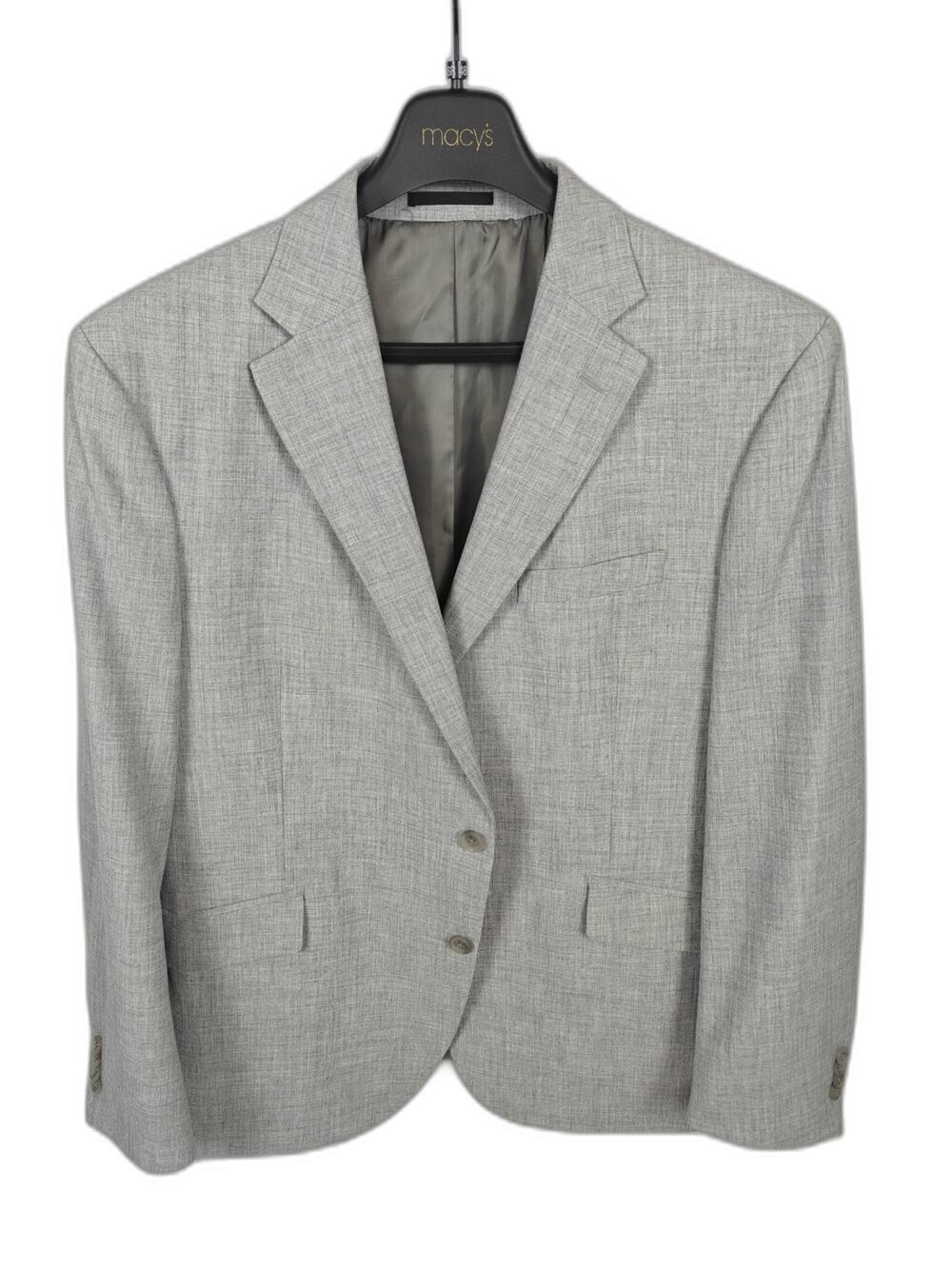 Kenneth Cole New York Men's 48R Light Gray Sport Coat Blazer Stretch Classic Fit